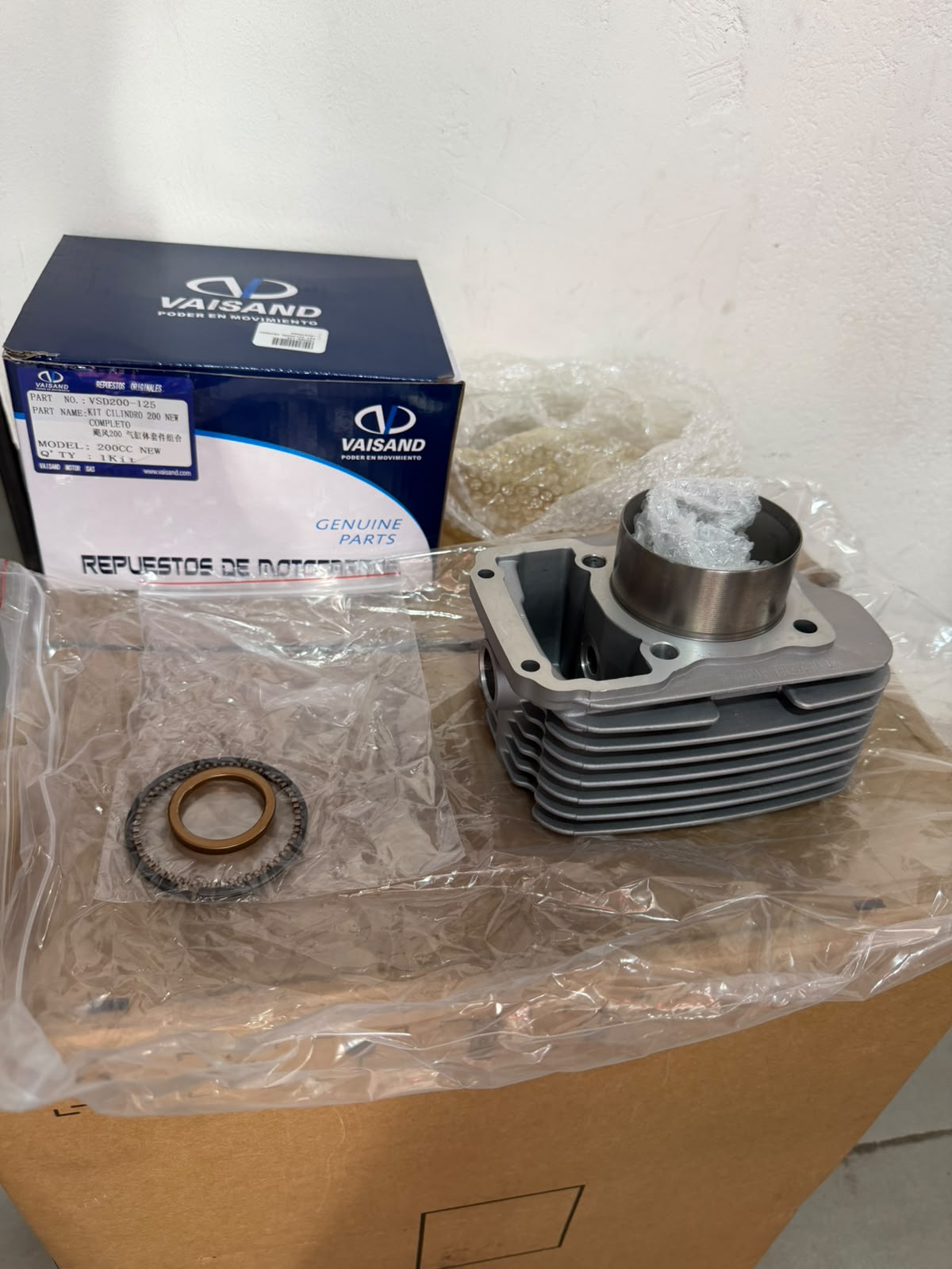 Kit Cilindro Completo 200 Vaisand/Akt