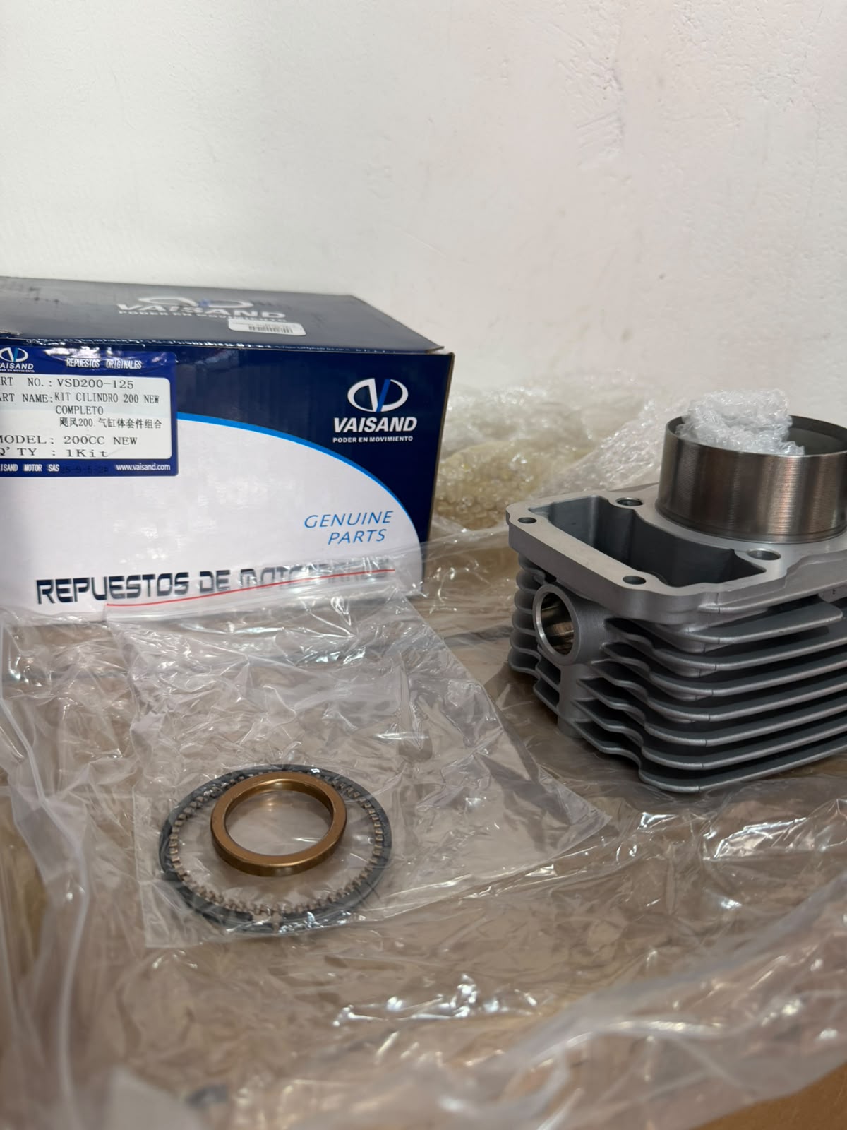 Kit Cilindro Completo 200 Vaisand/Akt